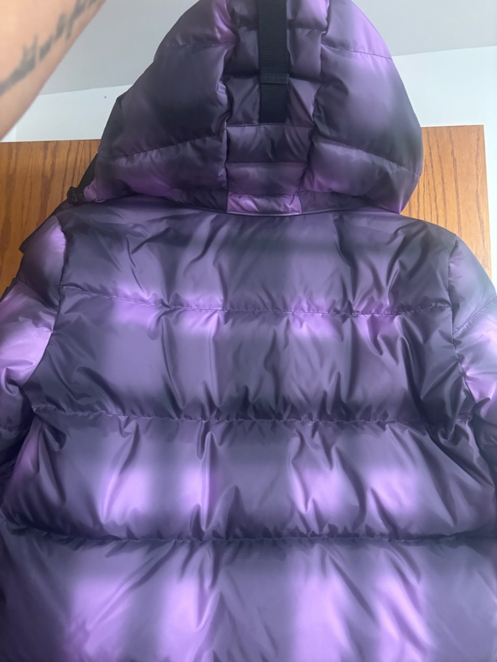 Moose Knuckles Power Puff Thudaka Puffer Jacket In Arctic Violet - Picture 7 of 11